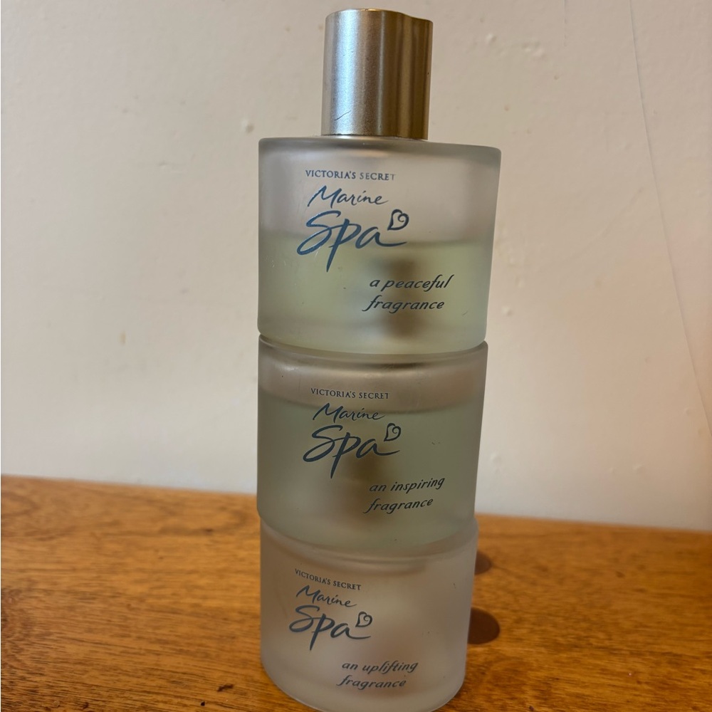 Victoria's Secret Marine Spa Fragrances (3) with Gold Cap